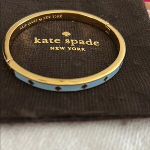 Kate Spade Gold and Blue Enamel Bracelet